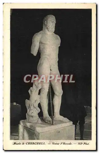 Cartes postales Musee de Cherchell Statue d&#39Hercule