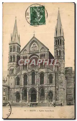 Cartes postales Reims Eglise Saint Remi