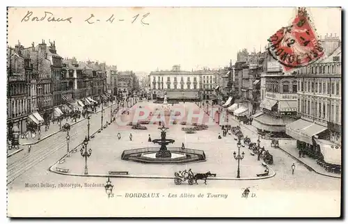 Cartes postales Bordeaux Les Allees de Tourny