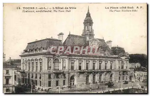 Cartes postales Tours L&#39Hotel de Ville La Place