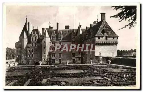 Ansichtskarte AK Langeais Le Chateau sur les Jardins