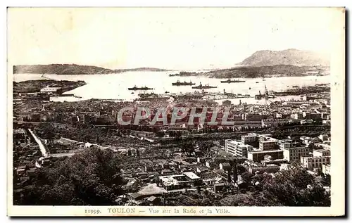 Ansichtskarte AK Toulon Vue sur la Rade et la Ville