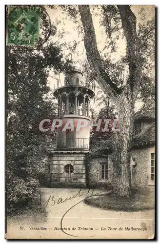 Cartes postales Versailes Hameau de Trianon La tour de Malborough