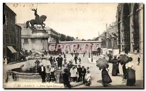 Cartes postales Nancy Place Saint Epvre Enfants