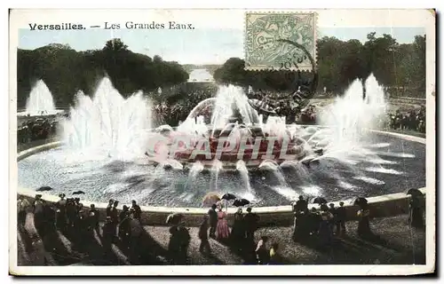 Cartes postales Versailles Les Grandes Eaux