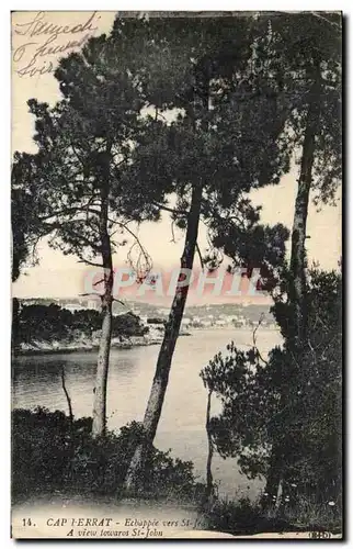 Cartes postales Cartes postales Ferrat Echappee vers ST Jean