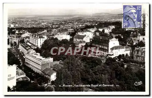 Cartes postales Royat Vue Generale Royat et Clermont