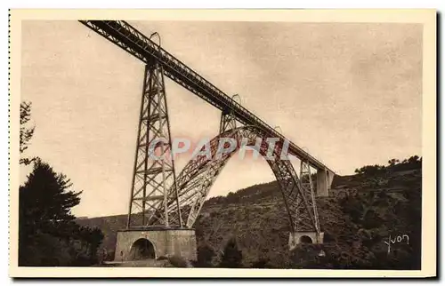 Cartes postales La Douce France Environs de Saint Flour Viaduc de Garabit