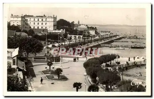 Ansichtskarte AK Arcachon Cote d&#39Argent Boulevard Promenade et jetee Thiers