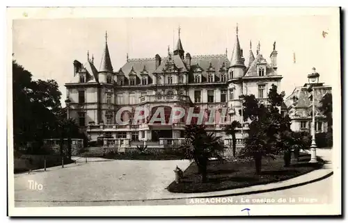 Cartes postales Arcachon Le casino de la plage