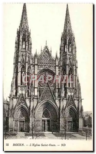 Cartes postales Rouen L&#39Eglise Saint Ouen