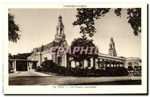 Ansichtskarte AK Pyrenees ocean pau le casino municipal