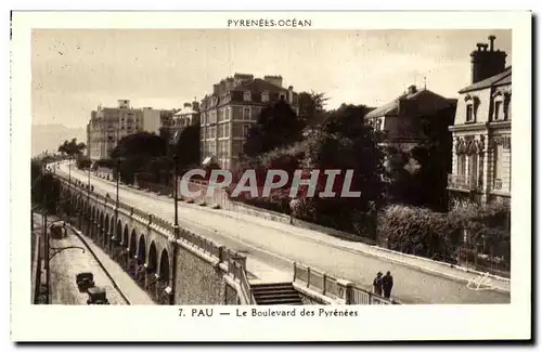 Ansichtskarte AK Pyrenees ocean pau le boulevard des pyrenees