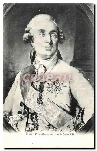 Ansichtskarte AK Versailles Portrait de Louis XVI