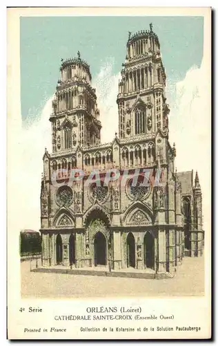 Cartes postales Orleans Cathedrale Sainte Croix