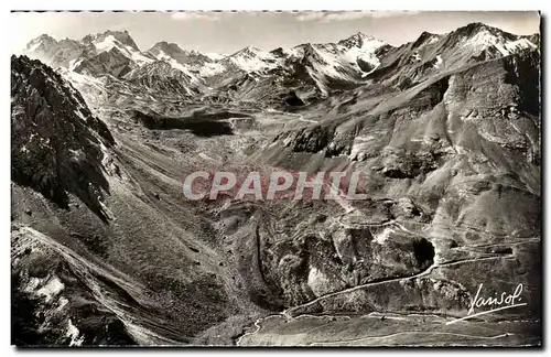 Ansichtskarte AK De Valloire au Col du Galibier Les Lacets du Galibier par la Meije