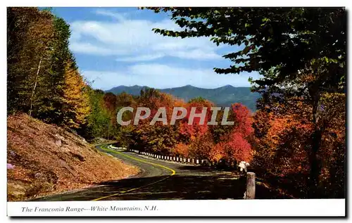 Ansichtskarte AK The Franconia Range In Autumn white Mountains NH