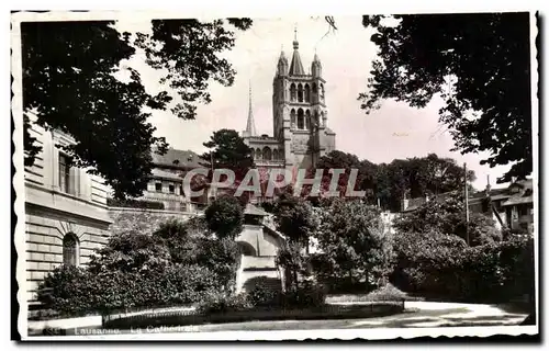 Cartes postales Lausanne La cathedrale