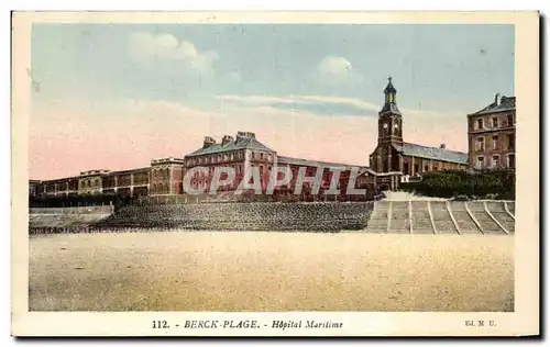 Cartes postales Berck Plage Hopital Maritime