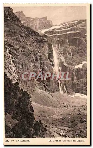 Cartes postales Gavarnie La Grande Cascade du Cirque