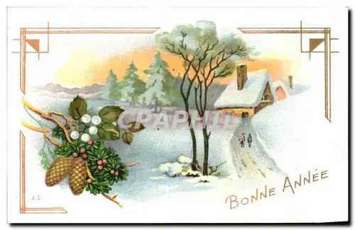 Cartes postales Fantaisie Bonne Annee