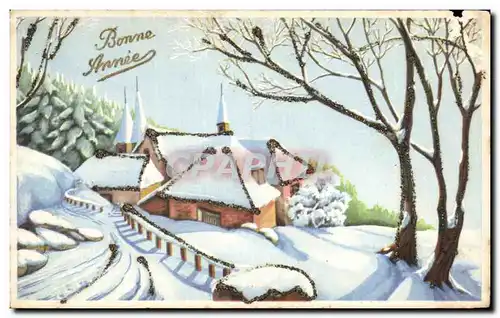 Cartes postales Fantaisie Bonne Annee