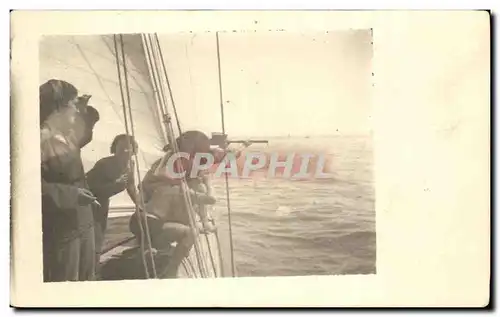 CARTE PHOTO Bateau