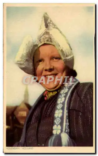 Ansichtskarte AK Volendam Holland Folklore Costume