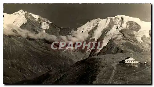 Cartes postales St Gervais Chez la tante et la chaine du Mont Blanc