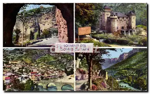 Ansichtskarte AK Souvenir Des Gorges Du Tarn