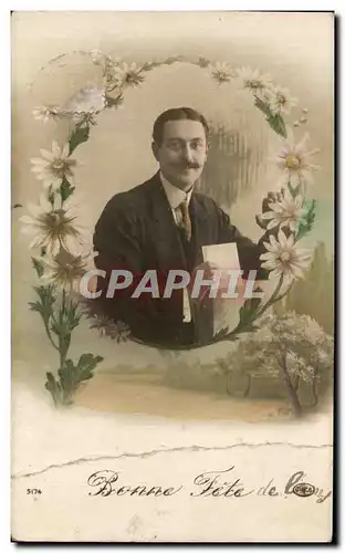 Cartes postales Fantaisie Homme Bonne Annee