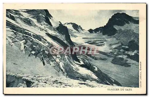 Cartes postales Glacier Du Says