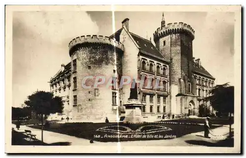 Cartes postales Angouleme L&#39Hotel de Ville et les Jardins