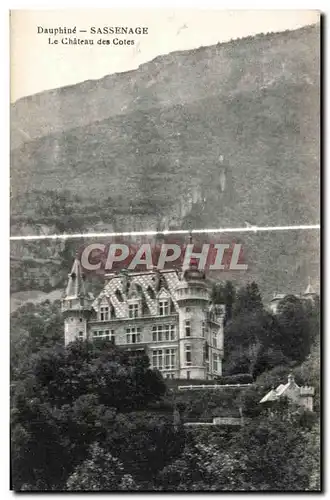 Cartes postales DAuphine Sassenage Le Chateau des Cotes