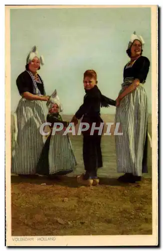 Ansichtskarte AK Volendam Holland Folklore Costume