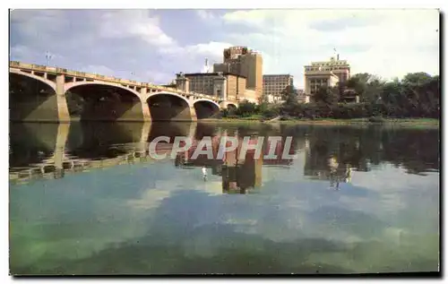 Cartes postales Skyline From Kirby Park Showing Sterling Hotel and Market Wilkes Barre