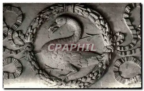 Cartes postales Les Merveilles Du Val De Loire Le cygne transperce embleme de Claude de France epouse de Francoi