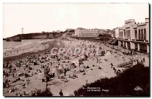 Cartes postales Biarritz la Grande Plage