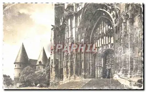 Cartes postales Beauvais Le Porche la cathedrale les Tours du Palais de Justice