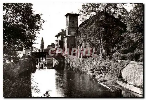 Cartes postales St Jean Pied de Port L&#39Eglise et la Nive