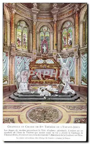 Cartes postales Chapelle Et Chasse De St Therese De L'Enfant Jesus
