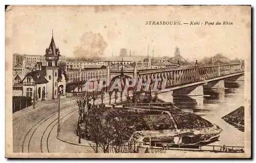 Cartes postales Strasbourg Kehl Pont du Rhin