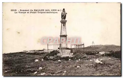 Cartes postales Sommet du ballon La Vierge et Point Trigonometrique