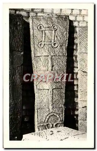 CARTE PHOTO Pierre gravee