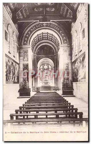 Ansichtskarte AK Collection de la Basilique du Bois Chenu interieur de la Basilique