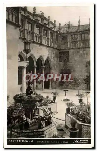 Cartes postales Barcelona Diputacion Patio S Jorge