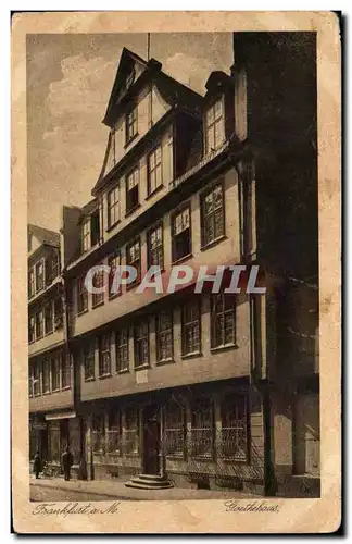 Cartes postales Frankfurt Goethehaus