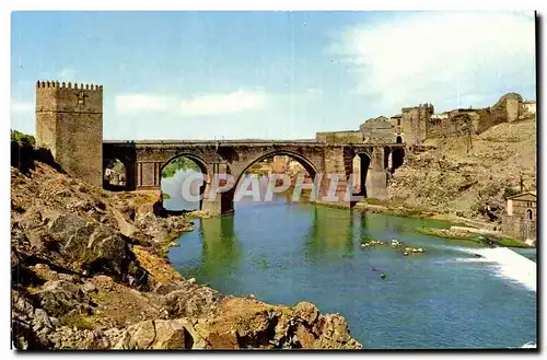 Ansichtskarte AK Toledo Puente San Martin y rio Tajo