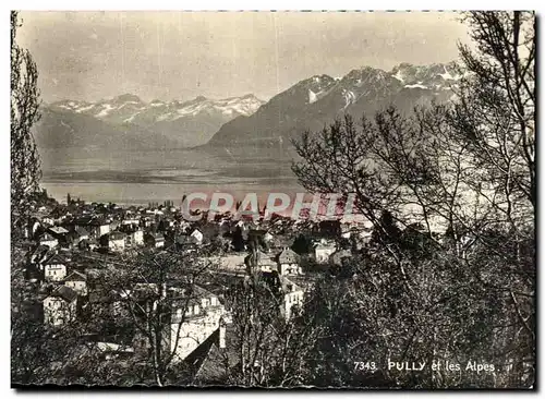 Cartes postales Pully et les Alpes