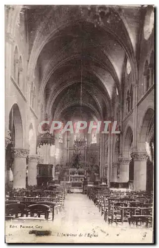 Cartes postales L&#39Interieur de l&#39Eglise